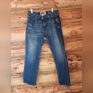 Ariat Men's Medium Wash Rocker M7 Straight Jeans